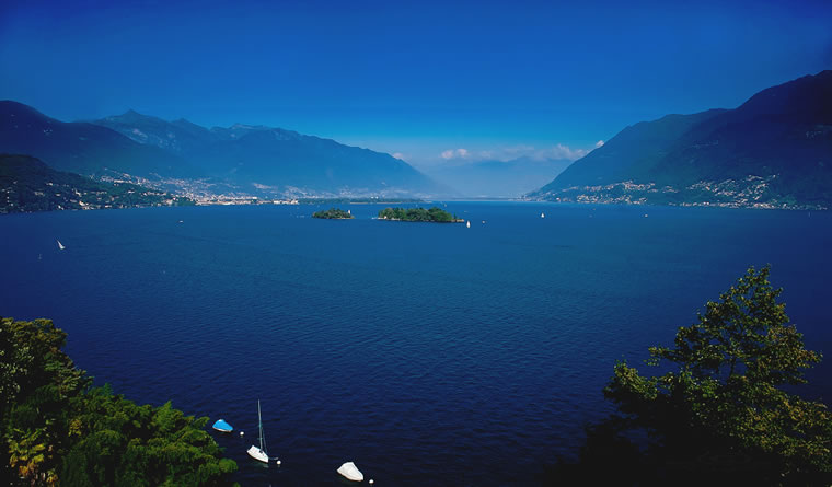 Panorama del lago Maggiore