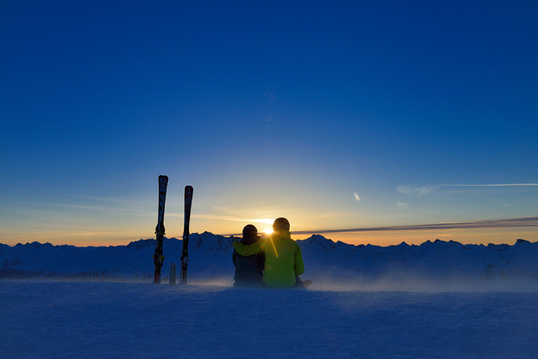 Tramonto Monte Rosa Ski